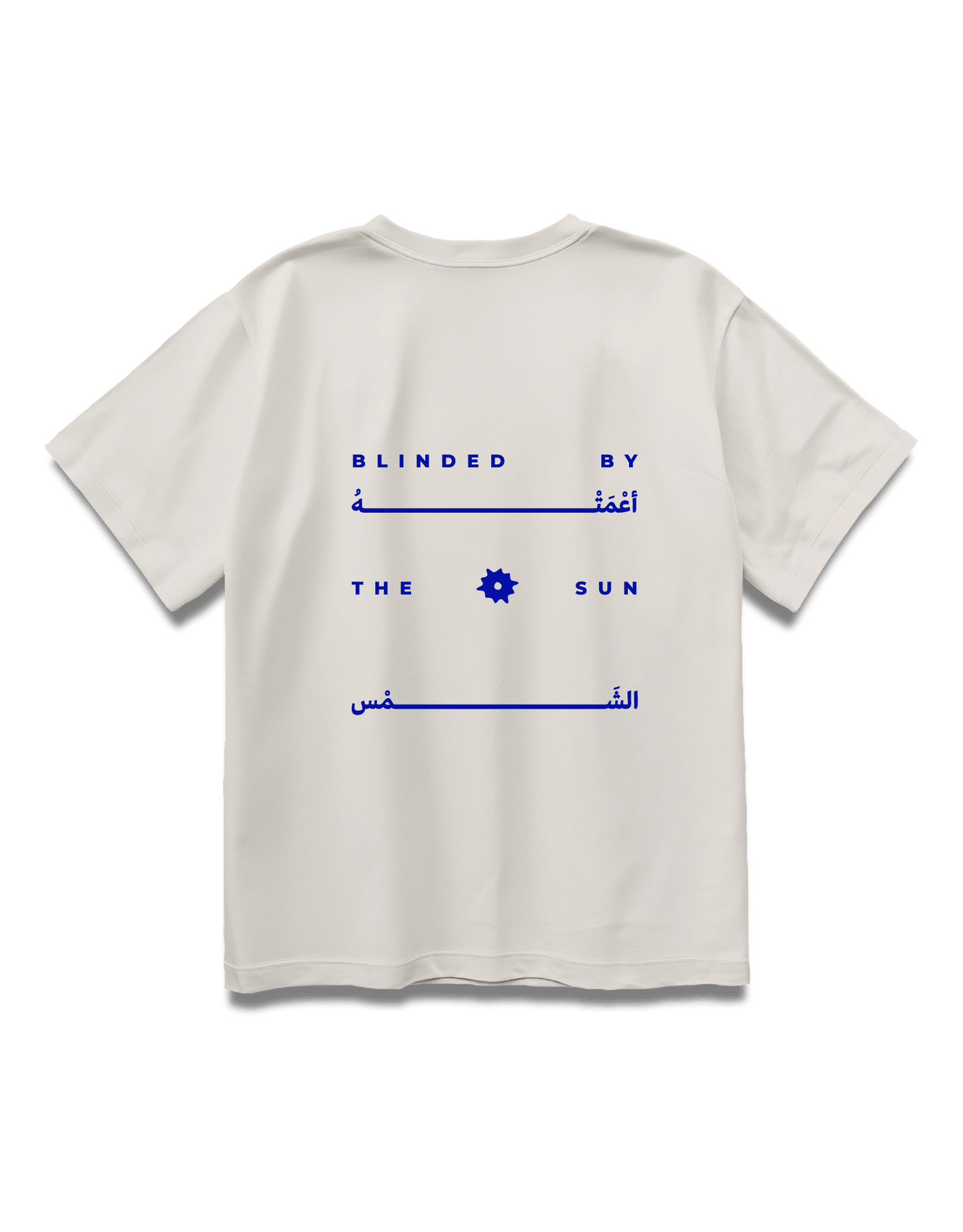 The white OOS “Blinded” T-shirt