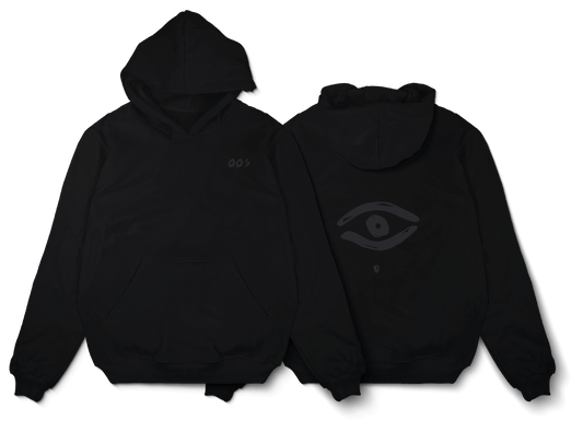 "SIGHT UNSEEN" OOS Black Hoodie