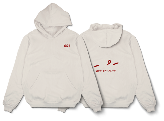 "ENCODED" OOS White Hoodie